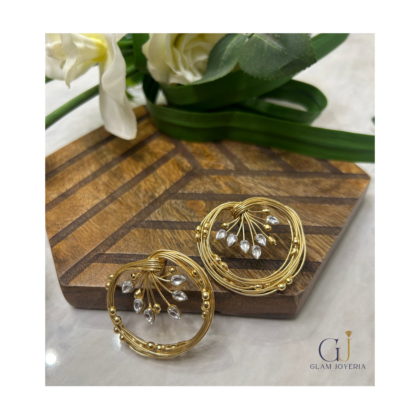 Retro boutique earrings