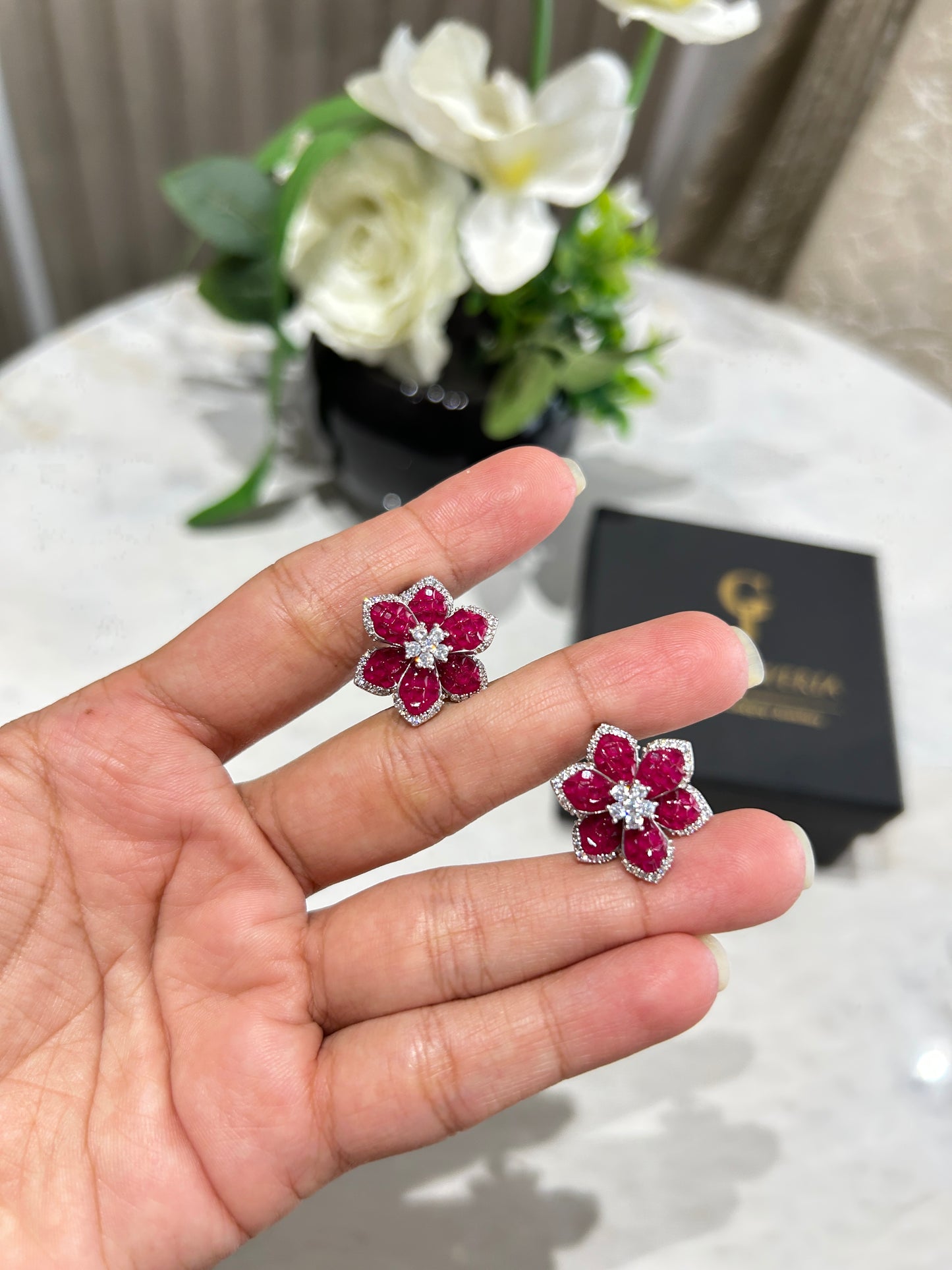 Krystle floral Tops