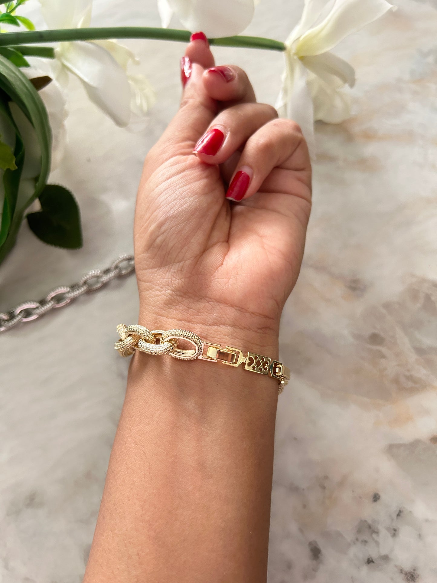Infinity hook bracelet