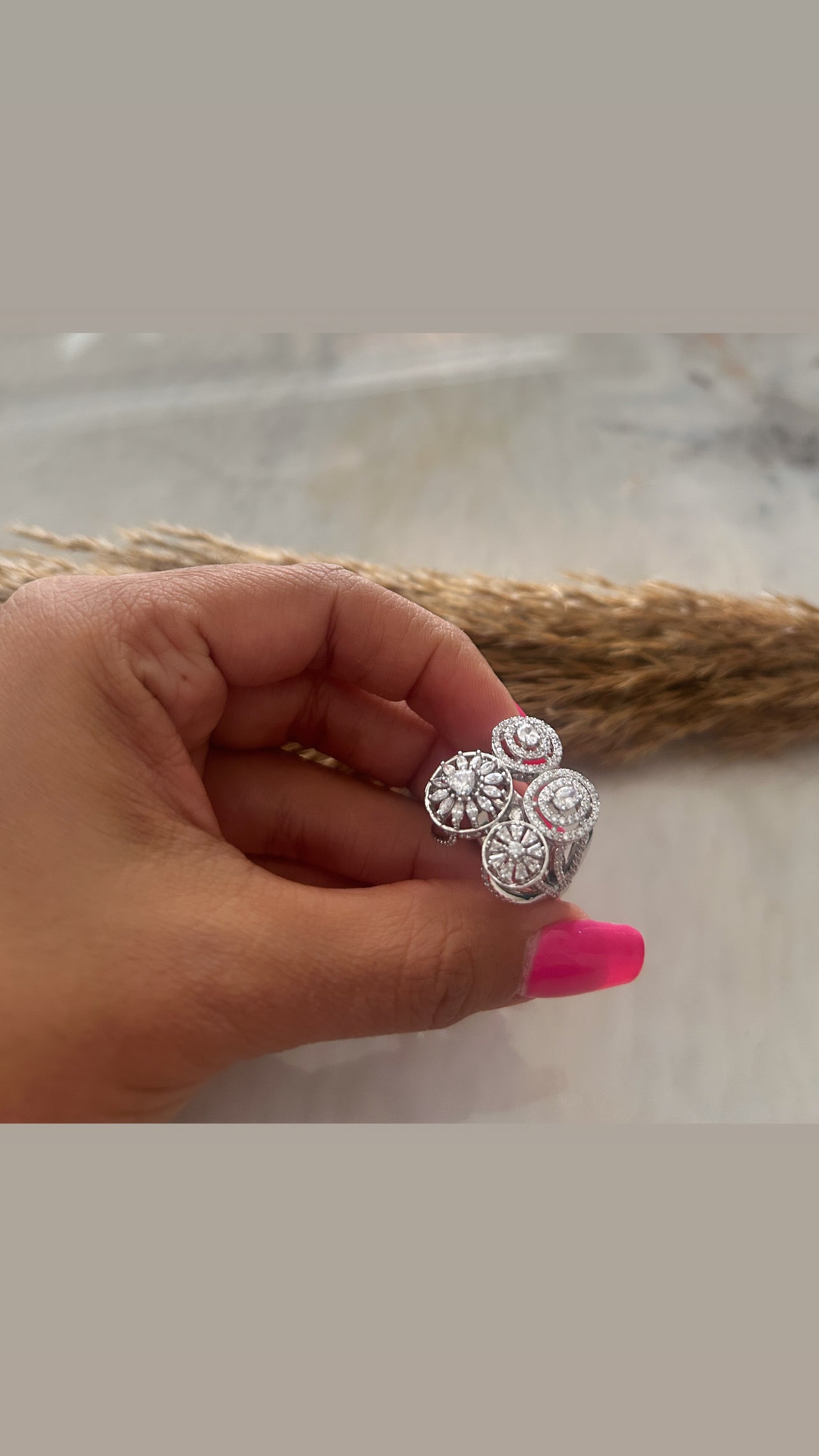 Lustre Crown Ring