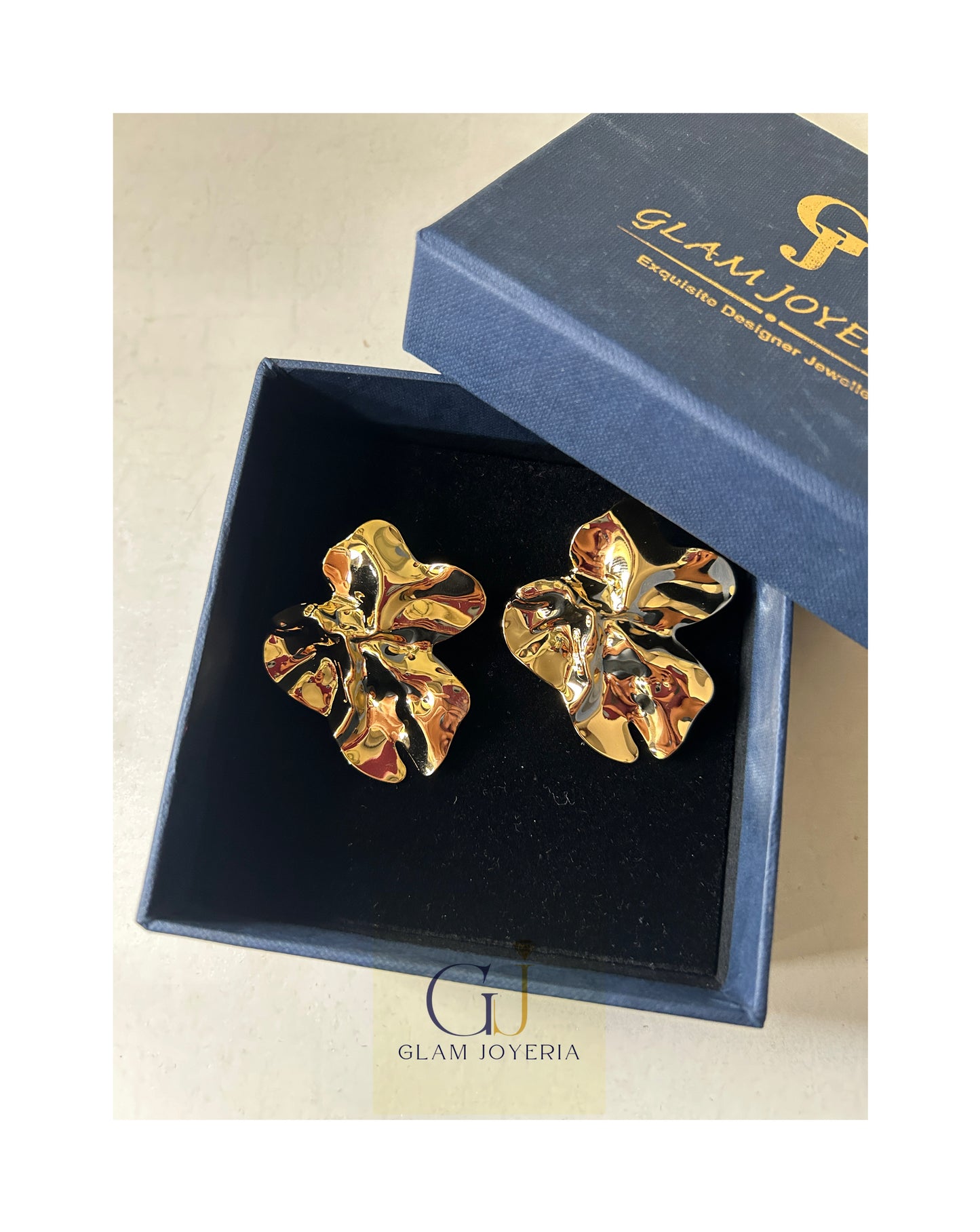 Beach waves earrings