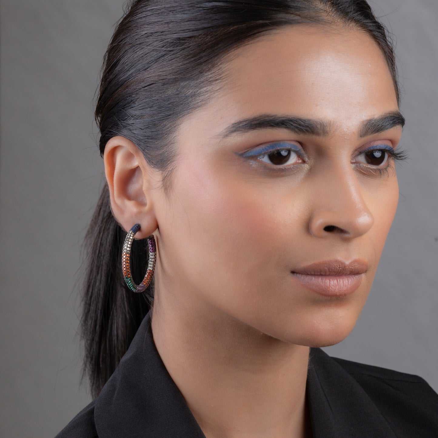 Dazzling Multi coloured hoops