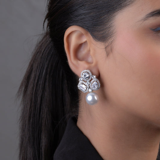 Cocktail pearl drop Earrings