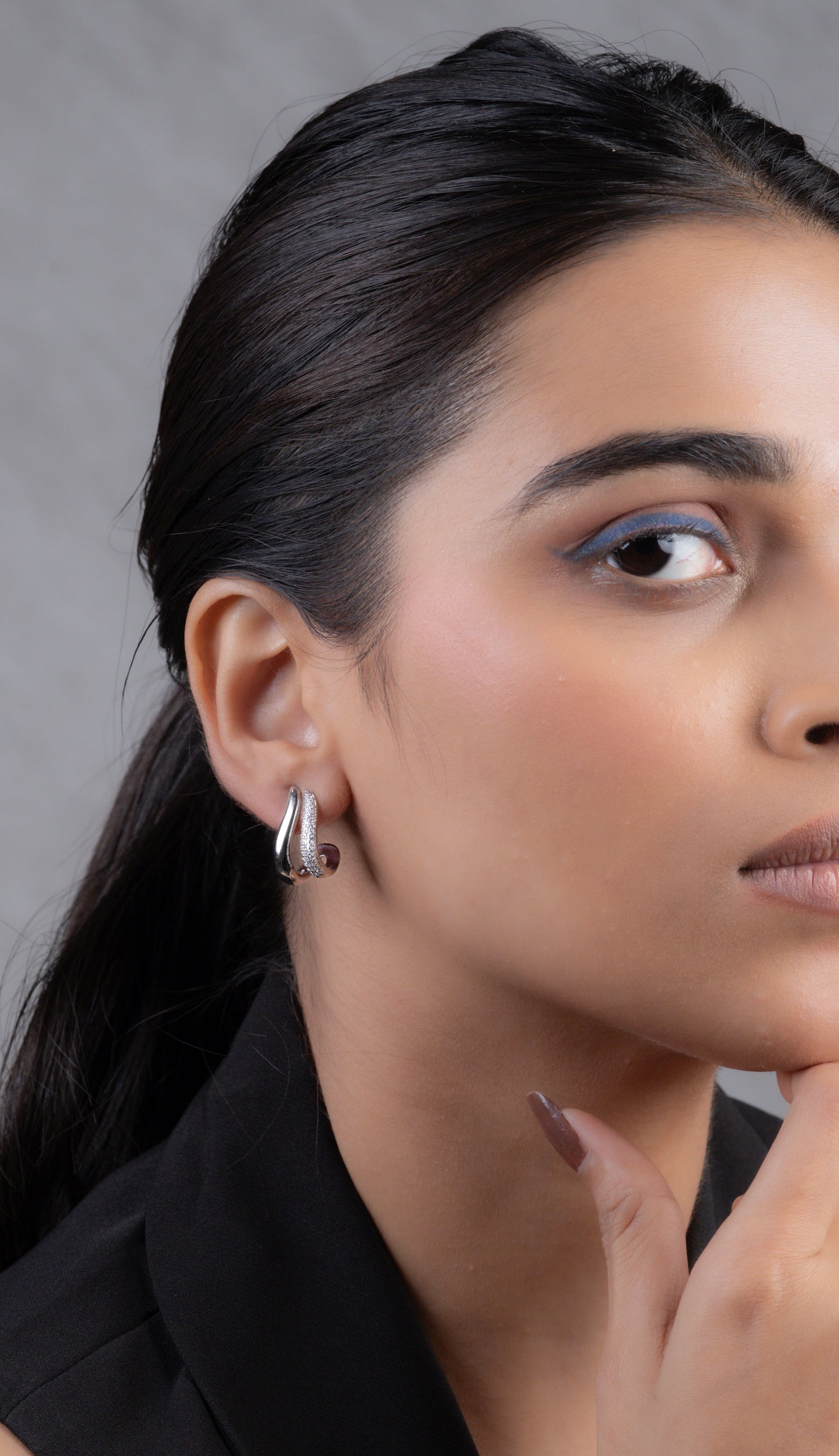 Half Bali style  earrings